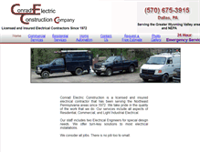 Tablet Screenshot of conradelectric.com
